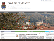 Tablet Screenshot of comune.vigano.lc.it
